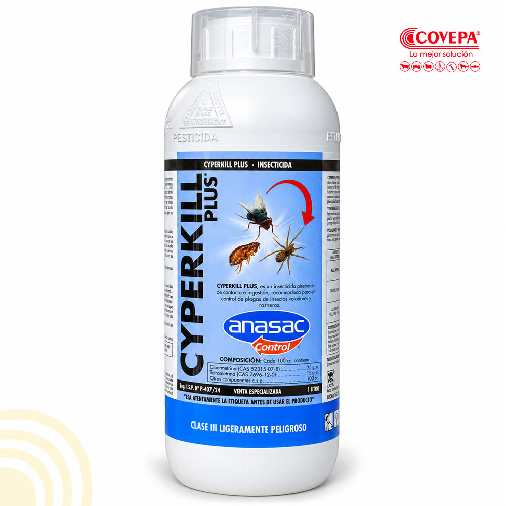 Insecticida Cyperkill Plus Anasac 1lt
