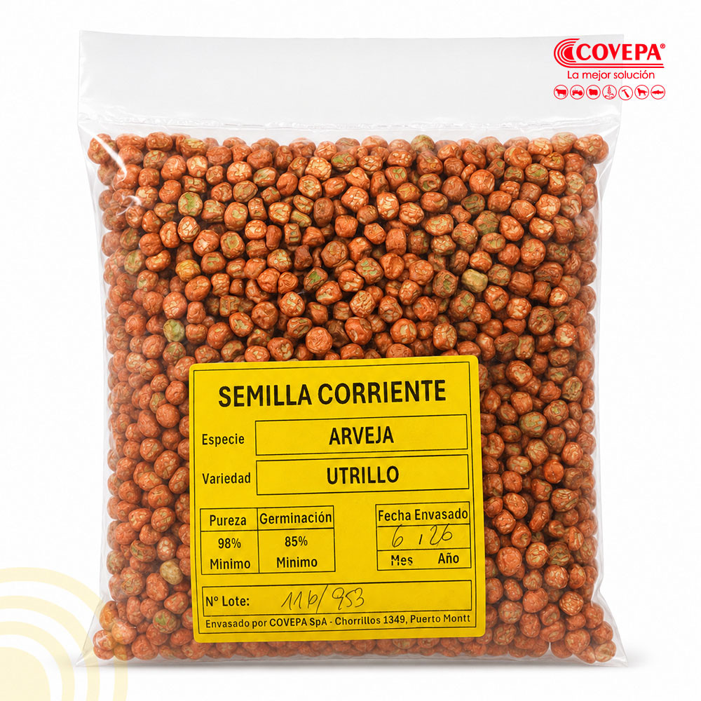 Semilla Hortaliza Arveja Utrillo 1kg Covepa