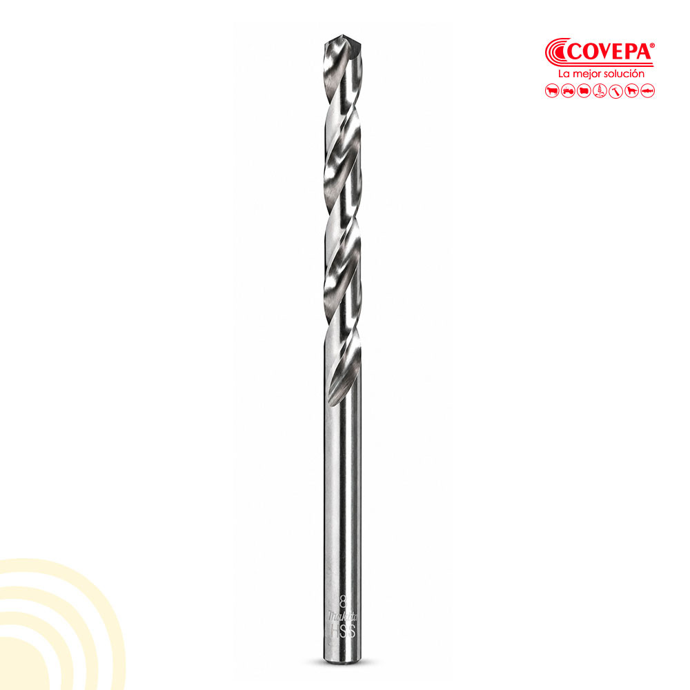 Broca Metal HSS-Gs 8mm x 117mm Makita D-77855