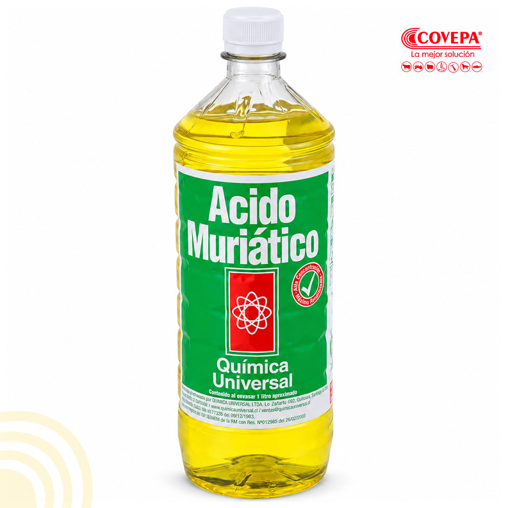 Ácido Muriatico 1lt Botella