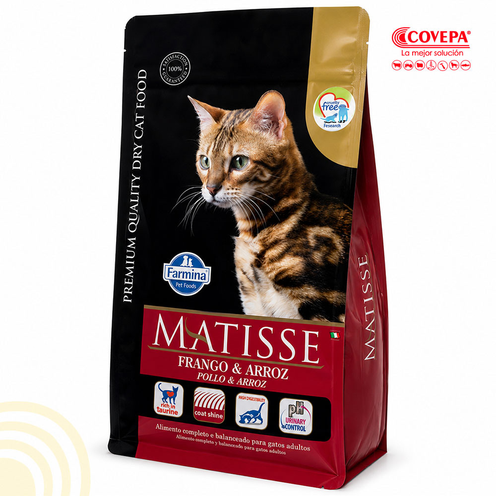 Alimento Gato Matisse 2kg Adulto Pollo-Arroz