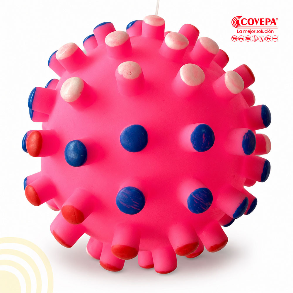 Pelota de Goma con Púas para Perros Mediana
