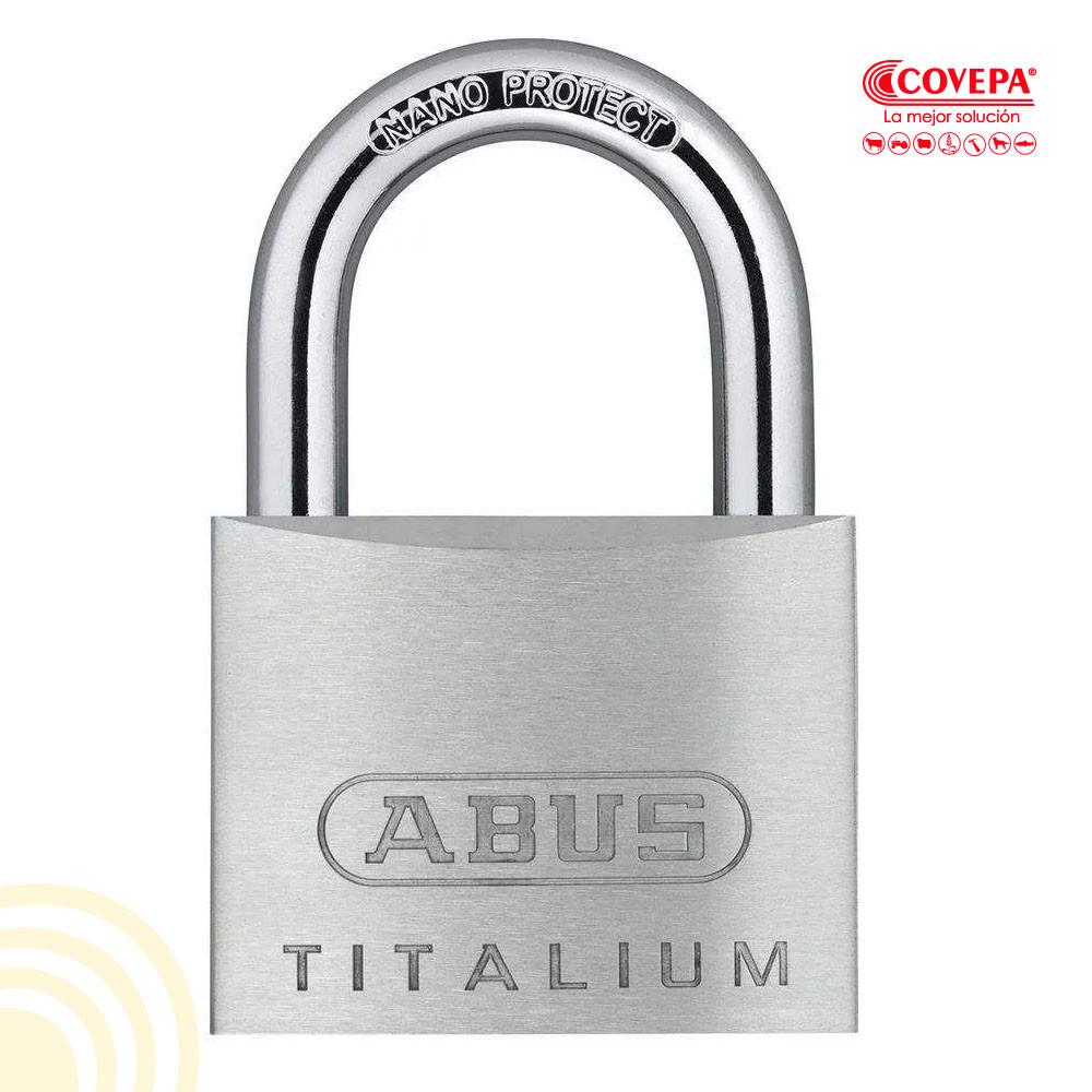 Candado Inoxidable 60mm Aleación Abus Titalium 64/TI60