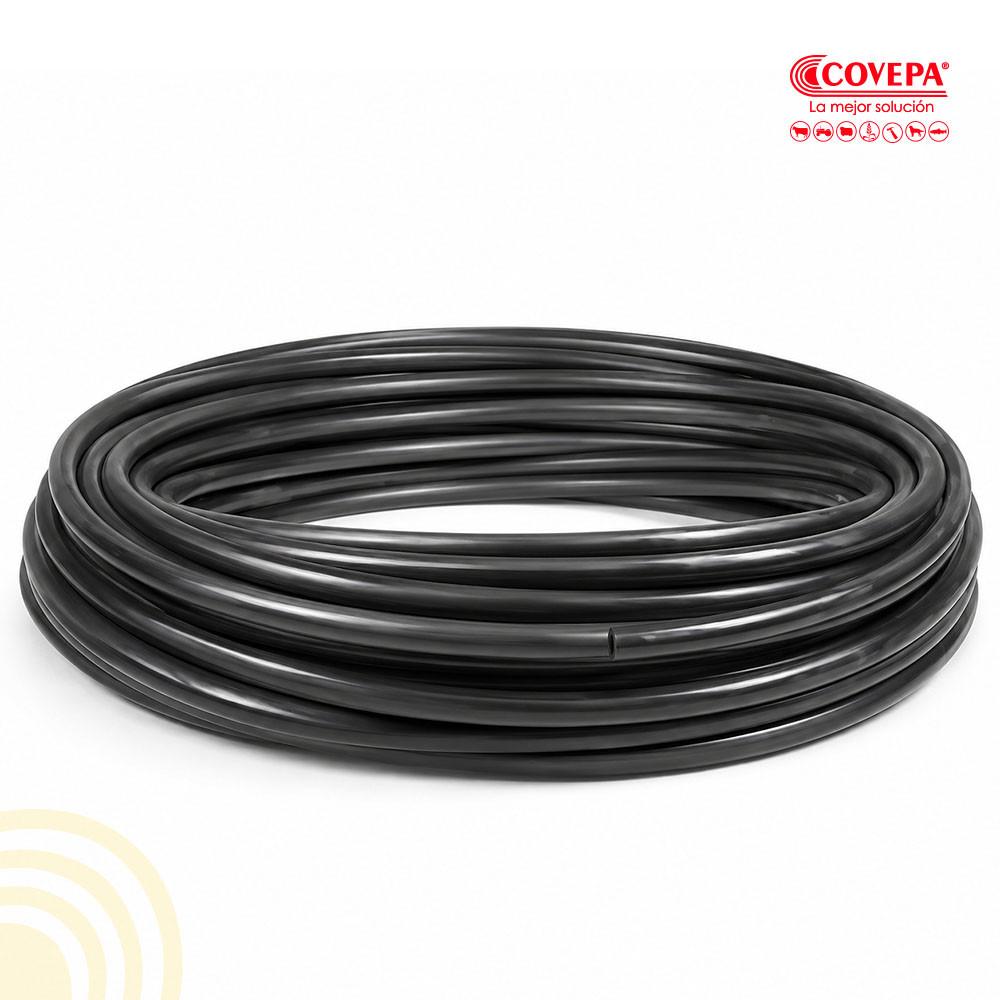Cañería HDPE Negra PN4 1½" Rollo 100mt
