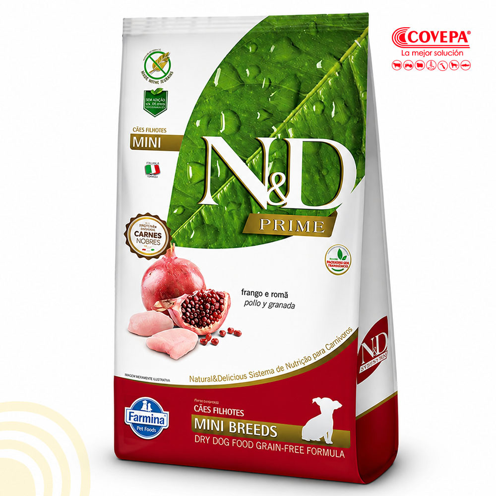 Alimento Perro N&D 2,5kg Puppy Mini-Breed Pollo