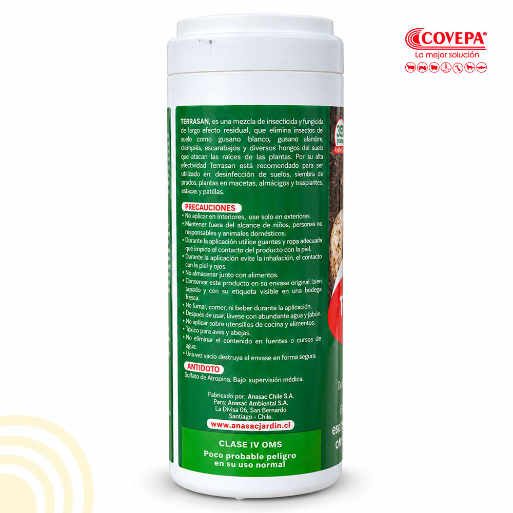 Insecticida y Fungicida para Suelo Terrasan Anasac 350 g