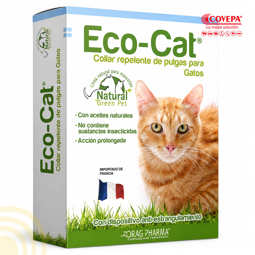 Antiparasitario Gato Collar Antipulga Eco Cat