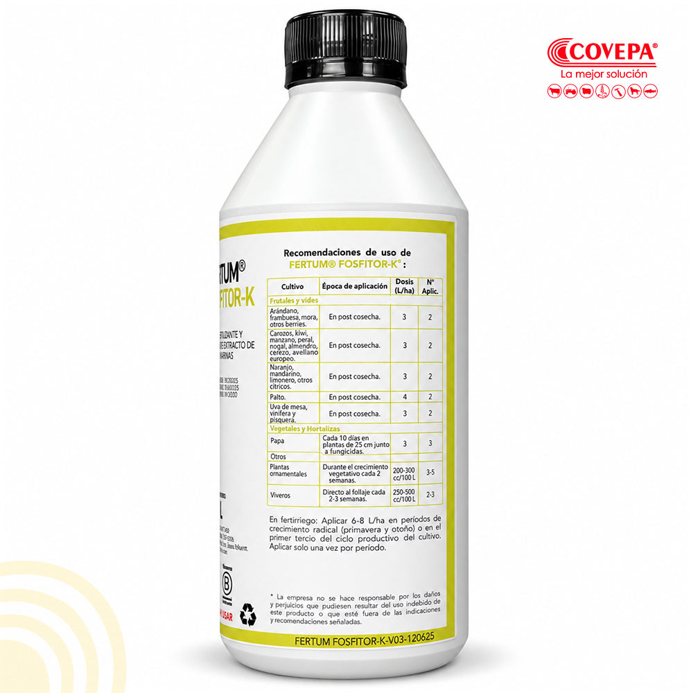 Bioestimulante Fertum Fosfito de Potasio 1 L