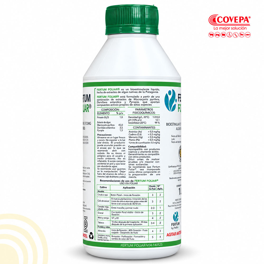 Bioestimulante Fertum Foliar 1 L