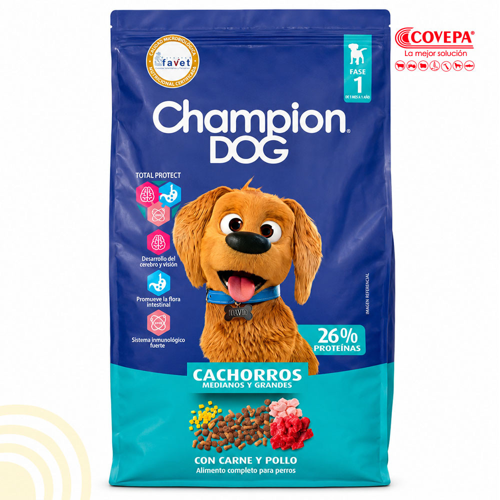 Alimento Perro Champion Dog 18kg Cachorro
