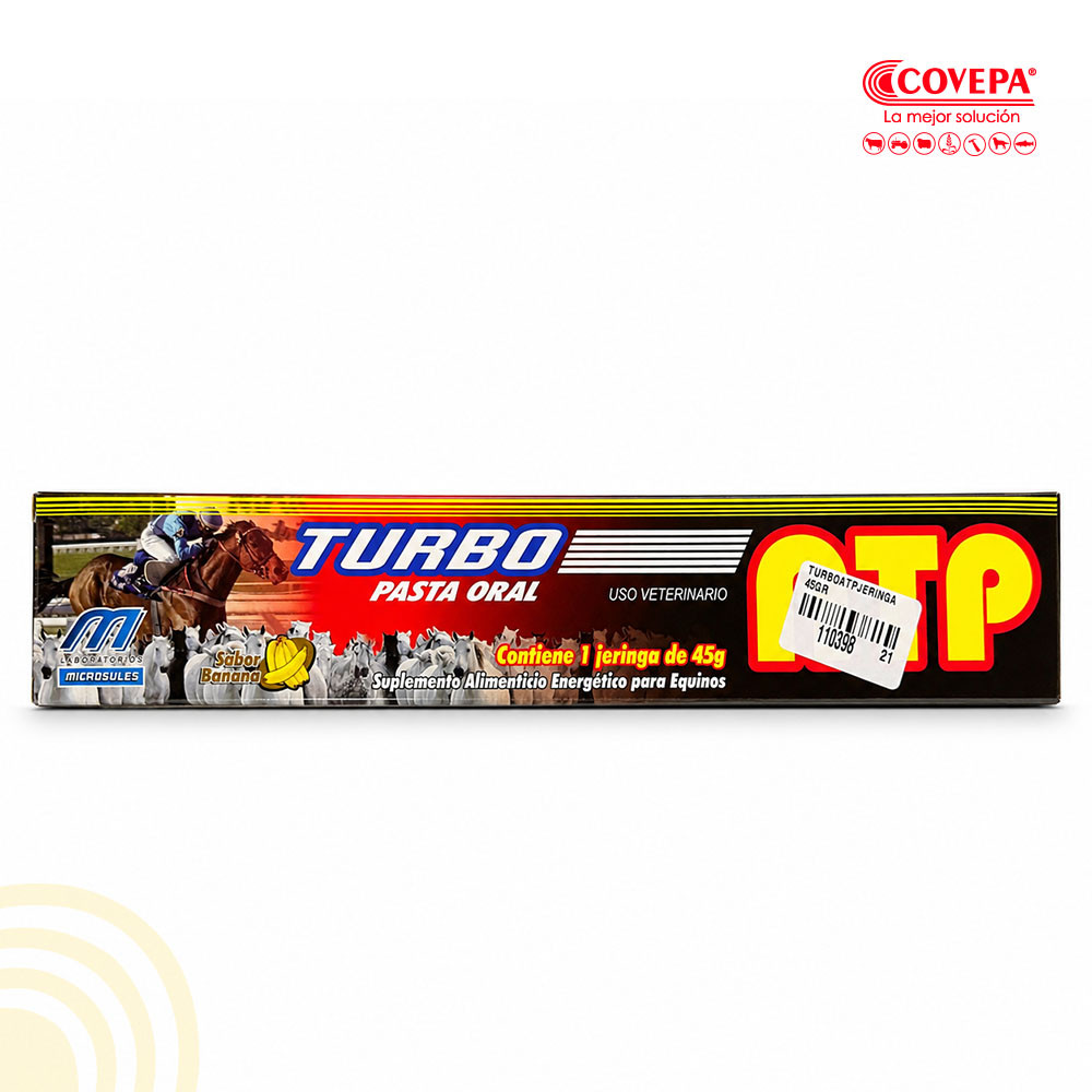 Turbo ATP Pasta Oral Energizante para Caballos 45g