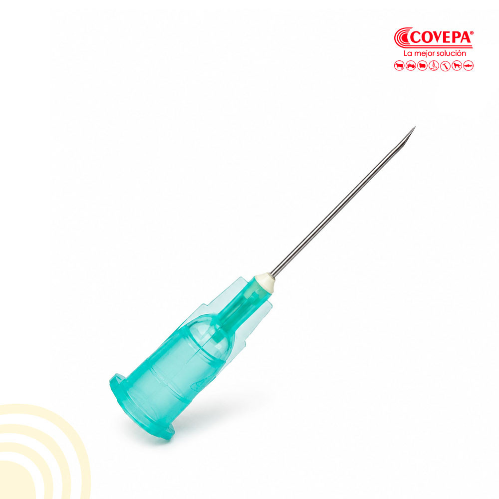 Aguja Hipodermica Desechable 18G x 1"