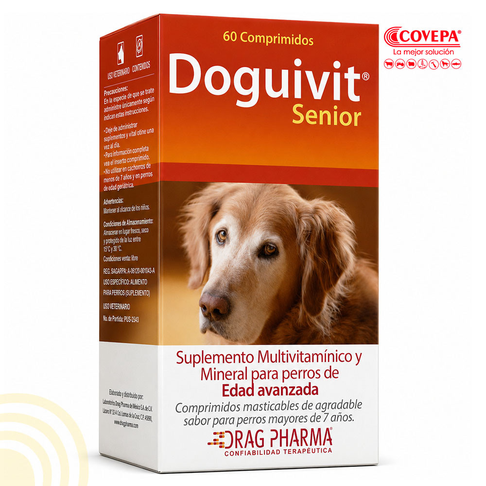 Suplemento Multivitaminico Doguivit Senior 30 Comp.