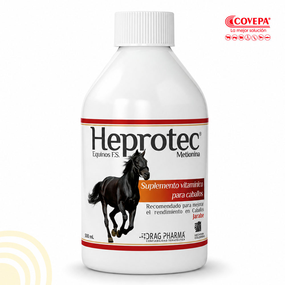 Suplemento Heprotec Equino 500ml Metionina