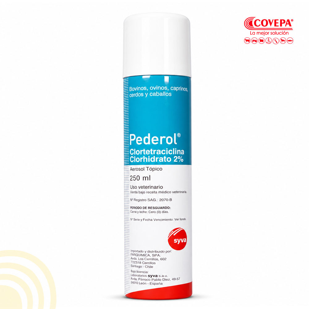 Pederol 2% Spray 250ml Clortetraciclina
