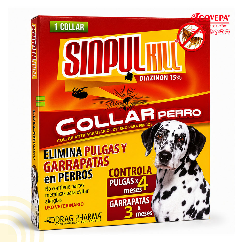 Collar Antiparasitario Sinpulkill para Perros