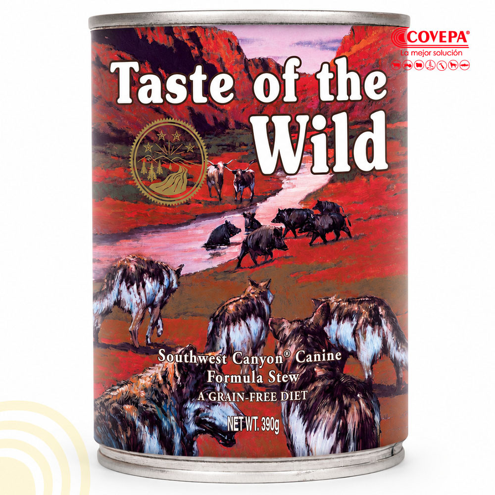 Snack Perro Lata Taste of the Wild Jabalí 390g
